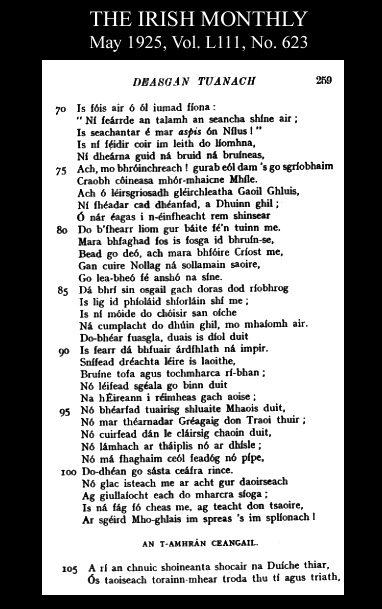 The Irish Monthly, May 1925, Page 259